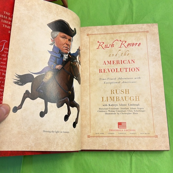 ๐2/10.00, Rush Revere and the American Revolution Hardcover,excellent condition - Picture 4 of 9